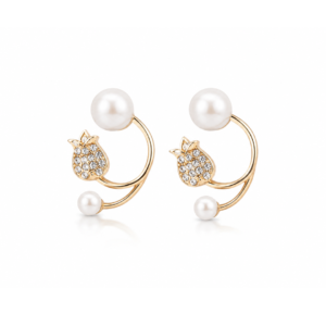 Bloom Pearl Cuff Studs