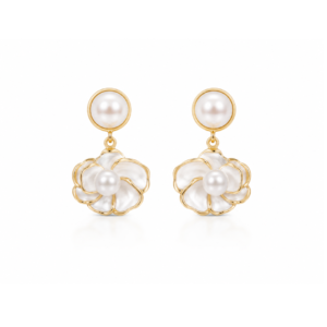 Rosalie Enamel Pearl Drops