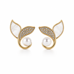 Amara Pearl Ear Climbers