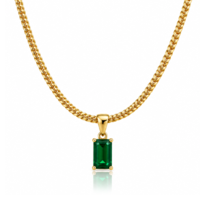 Stellar Oasis Enamel Pearl Necklace