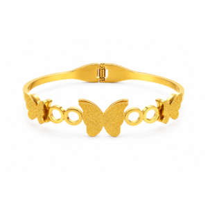 Papillon Frosted Butterfly Ring Cuff