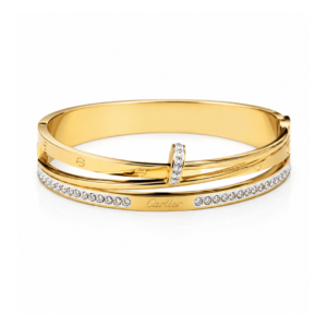 Lumina Multi-Row Pavé Crossover Bangle