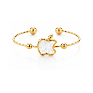 Pomme Mother-of-Pearl Apple Open Cuff